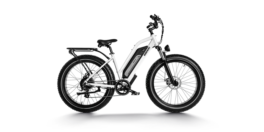  Fat Tire Step-Thru Electric Bike Himiway Cruiser Display